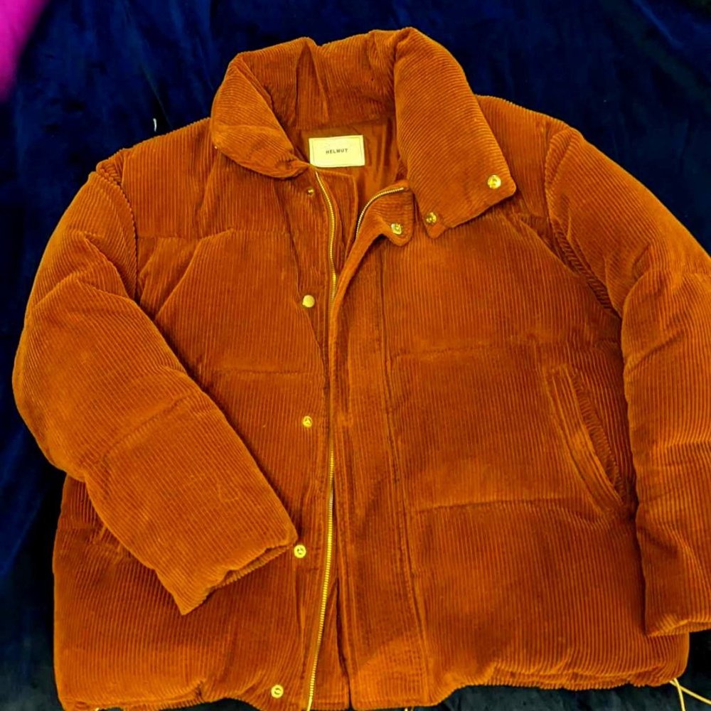 Caramel coat helmut
